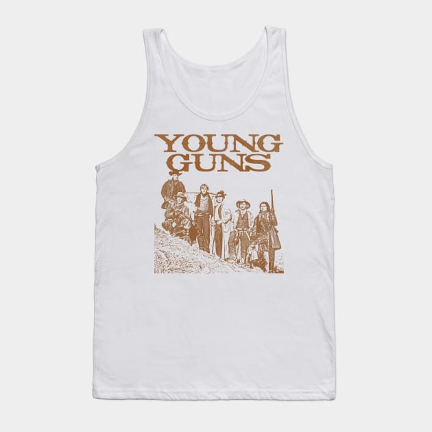 YOUNG GUNS Tank Top by darklordpug